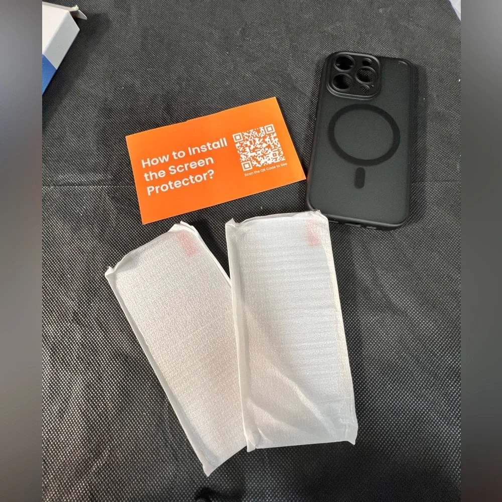 Black Screen Protector for Smartphones
